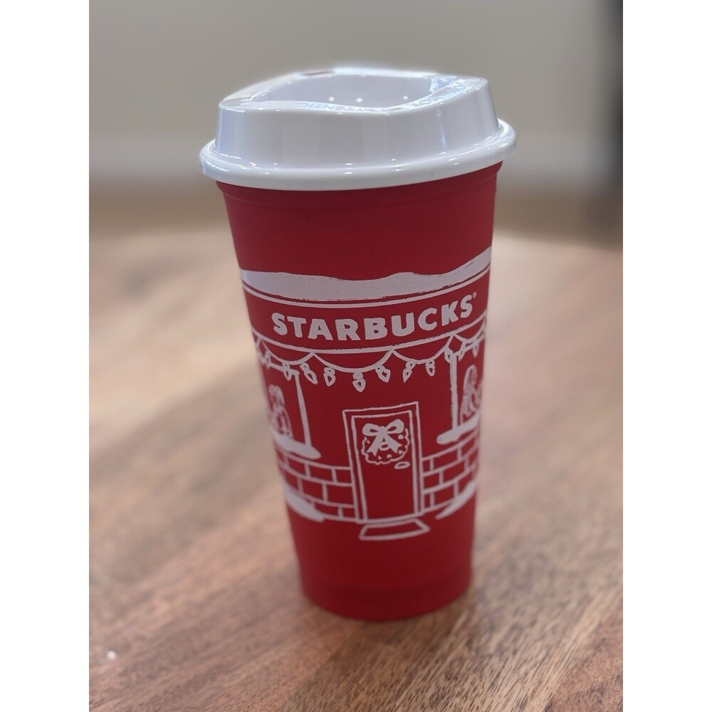NEW Starbucks Christmas 2025 Red Cup Day 16oz Xmas Holiday Reusable Coffee Cup